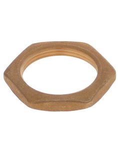Hexagonal nut thread 1½" brass