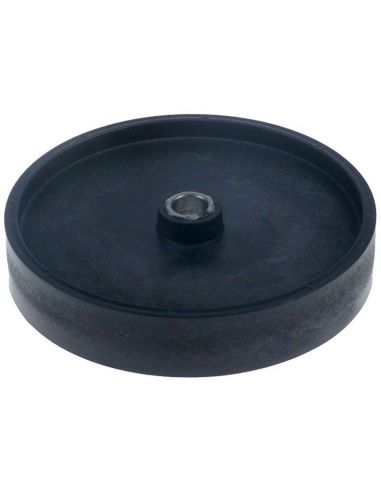 Pulley disc ø 157 mm shaft intake ø 15 mm disc width 31 mm plastic for potato peeler device