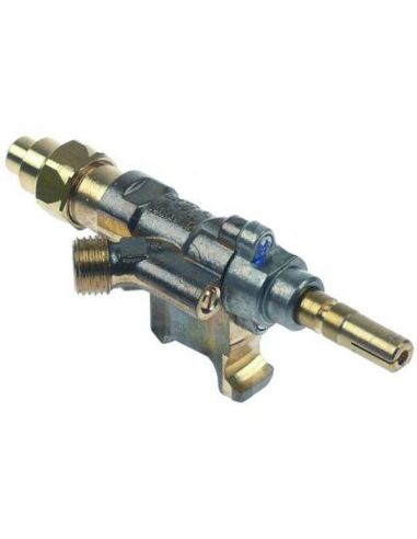 Gas tap SABAF type 10 gas inlet pipe flange diameter 16mm bypass nozzle diameter 0,65 mm