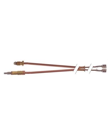 Thermocouple with interrupter M9x1 L 500mm plug connection ø4.8mm F 6.3mm
