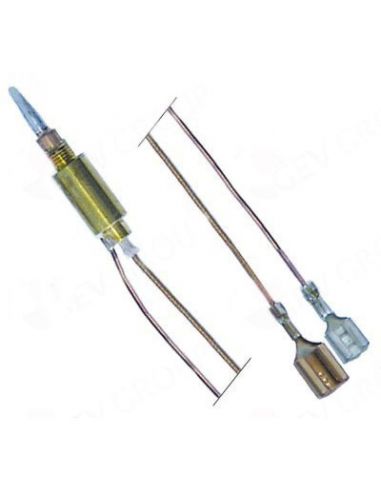 Thermocouple with two-conductors L 750 mm M6x0,75 F 7,7mm F 6,3mm