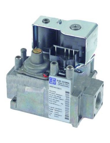 Gas valve for oven FOINOX , SIT type 840 Sigma 230V 50Hz gas input ½" gas outlet ½" pressure range 2-50mbar