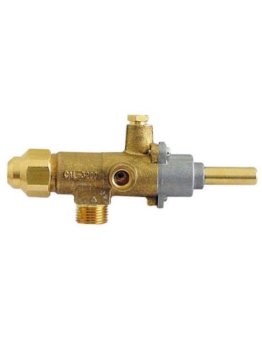 Gas tap COPRECI burner FAGOR type CAL-3200 gas input M18x1,5 (tube ø 12mm)