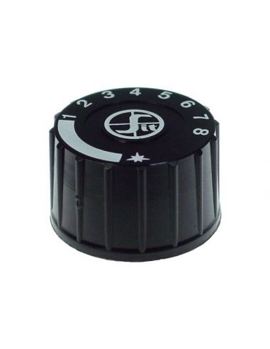Knob ø 37mm black gas thermostat shaft special