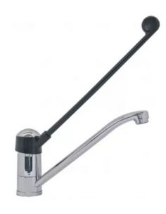 Single lever monobloc tap long lever