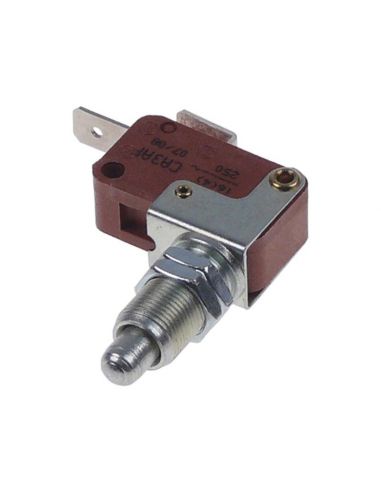Microswitch with plunger thread M10x0.75