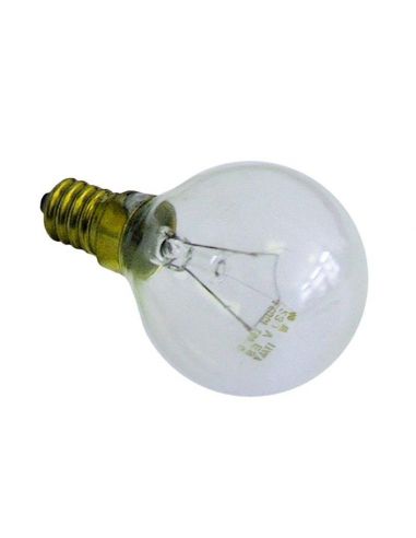 Light bulb for oven lamp t.max. 300°C socket E14 40W 230V ø 45mm L 75mm lens L 50mm