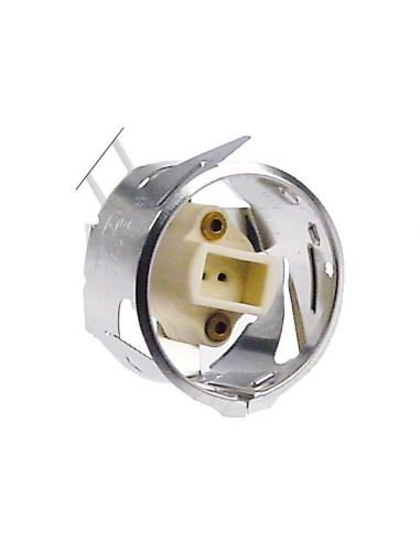 Lamp socket oven ELECTROLUX socket G4 mounting ø 35,5mm connection cable 3500mm