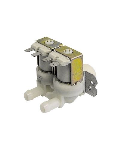 Solenoid valve double straight 24V AC inlet 3/4" outlet 11,5mm DN10 TP