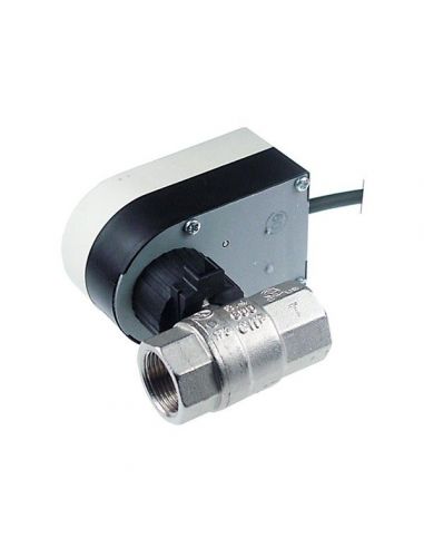 Ball valve oven inlet 3/4" IT outlet 3/4" IT 230V mode of operation electric cable length 200mm